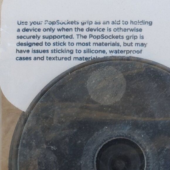 Poshmark PopSockets PopGrip Black and White - Picture 6 of 6